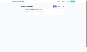Campus Freedom Wall